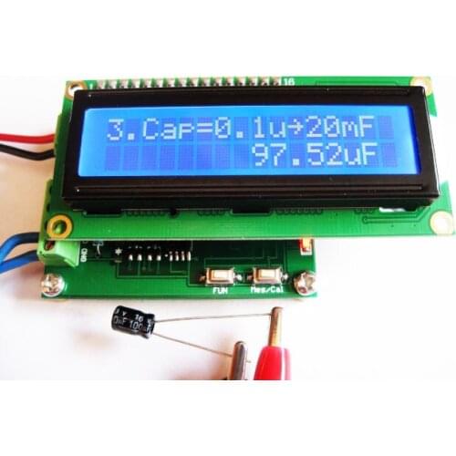 Milliohm meter capacitance meter + 0.001 ~ 120 10pf ~ 20000uf