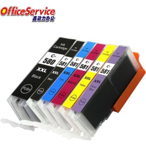 PGI-580 CLI-581 PGI580 Compatible ink Cartridge For Canon TS8151 TS8152 TS8250 TS8251 TS8252 TS8350 TS9150 TS9155 TS9550 printer