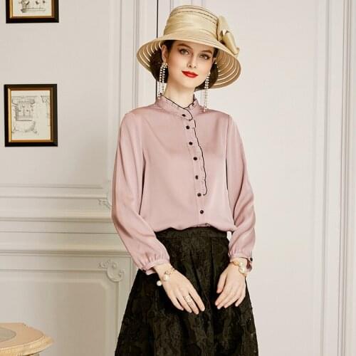 Шелковые блузки KMETRAM China At AliExpress