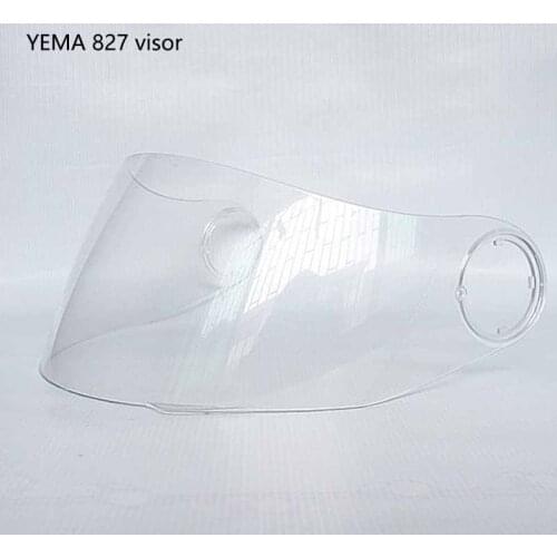 YEMA 827 motorcycle helmet visor,clear motorbike moto motocross helmet len