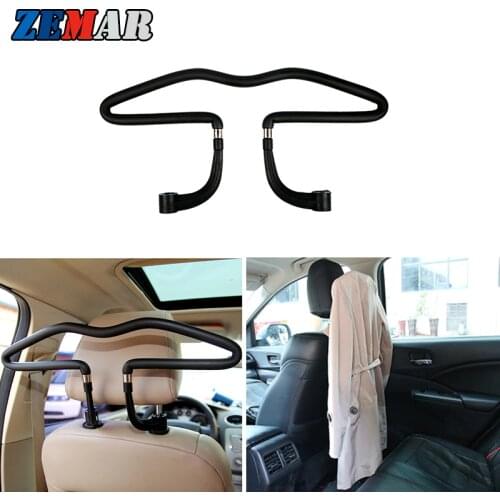 Car Back Seat Headrest Soft Coat Hangers Suits Holder For Mercedes Benz W204 W203 W205 W213 W212 CLA GLA B C A clase W176 W177