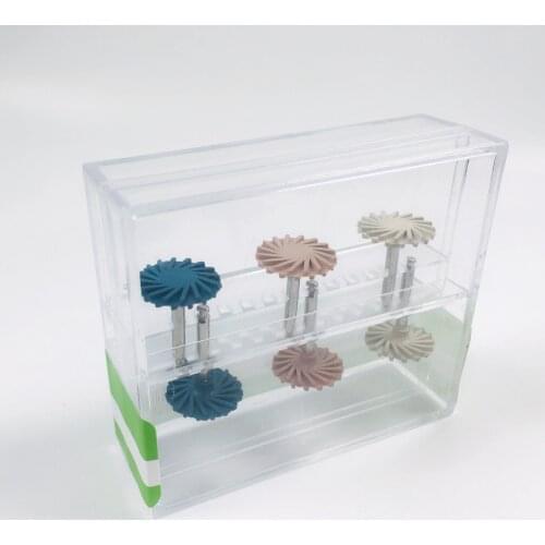 12pcs/2Box Dental Composite Polisher Kit Wheel With Diamond Sand Dental Polishing Kit