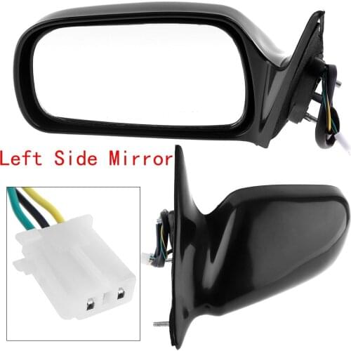 Non-Folding Car Left/Right Side Mirror Left/Right Hand Passenger-side LH Mirror for 97-01 Toyota Camry CE /LE / XLE Sedan 4-Door