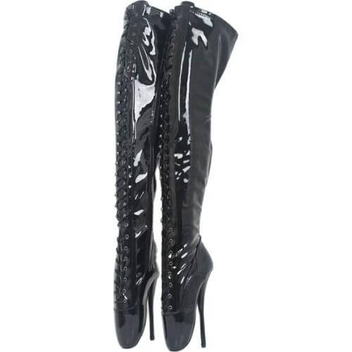 2020 New 18CM High Ballet Heel Boots Over-the-Knee Boots Size 36-46