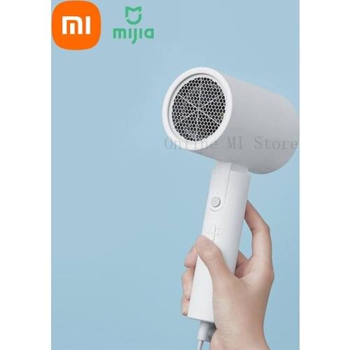 Original XIAOMI MIJIA Portable Anion Hair Dryer Nanoe Water ion hair care Professinal Quick Dry 1600W Travel Foldable Hairdryer