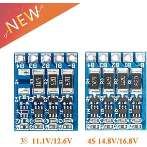 3S 4S 4.2V Balance Function Protection Board 66mA Li-ion Lipo Battery Lithium ion li 18650 Batteries Balanced Board