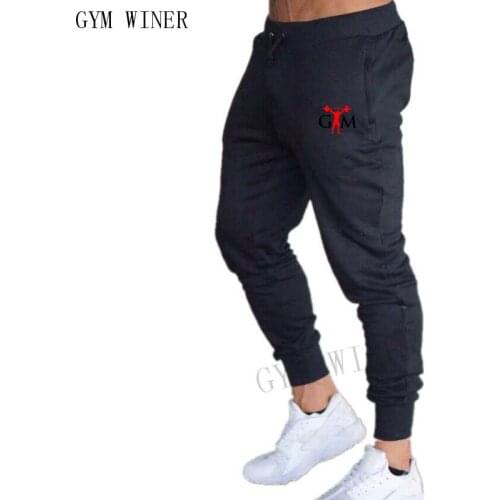 2018 New Brand Male Trousers Casual Pants Sweatpants Jogger grey Casual Elastic cotton GYMS Fitness Workout pants Men Joggers