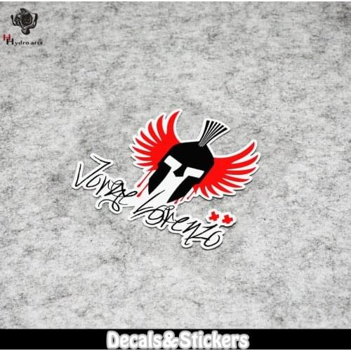 NO.L100 Spartan Warriors Lorenzo 99 3M Reflective Stickers Protection Glass Sticker Waterproof Decals Racing Motorcycle