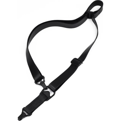 MS3 Tactical 1 or 2 Point Gun Sling Genuine Leather Rifle Sling Quick Detach QD Adjustable Strap for Hunting Shooting