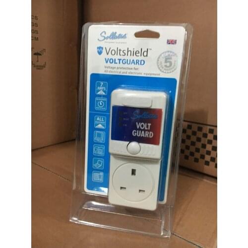 7A AVS Volt Guard Over&Under Voltage Protector UK Socket High Low Voltage Surges Safeguard for Electrical Electronic Equipment