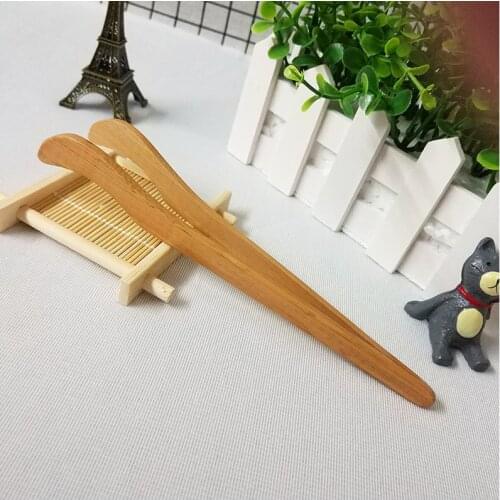 100pcs 18cm Natural Bamboo Tea Clip Tea Cup Clamp Chinese Tea Ceremony Accessories