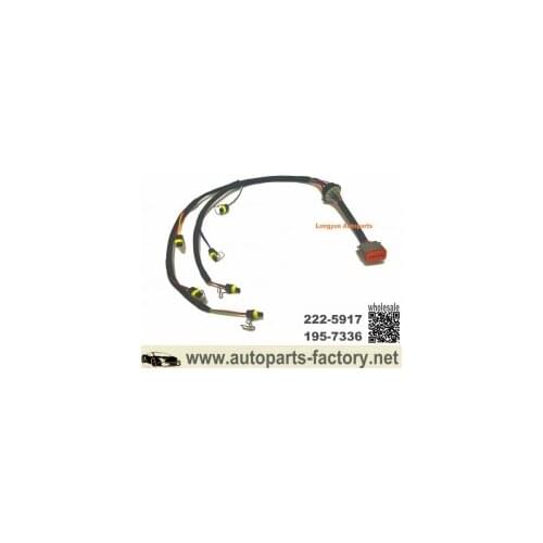 Longyue 222-5917 Injector Wiring Harness Replacement for Caterpillar 324D 325D E325D 329D Excavator C7 Engine