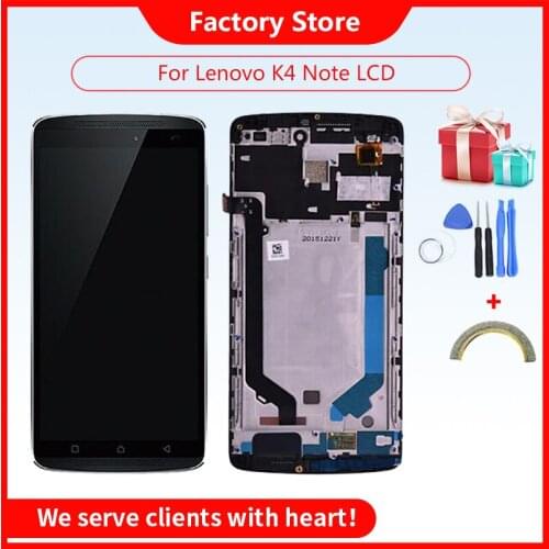 AAA Quality LCD For Lenovo K4 Note A7010 A7010a48 LCD Screen Display+Touch Panel Digitizer For Vibe X3 Lite K51c78 X3L Lcd