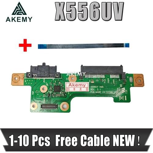 1-10 Pcs Free Cable AKemy For Asus X556U F556U X556UJ A556U F556U K556U X556UV HDD BOARD X556UJ REV 2.0 X556UV REV:3.1