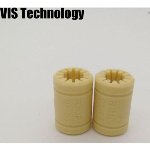 10pcs/lot RJMP-01-08 LM8UU Replacement Full Plastic Linear Bearing for 3D Printer i3 RepRap Rostock