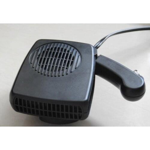 150W electric fan heater with handle for car use 12V with cigar lighter