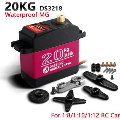 1X DS3218 update servo 20KG full metal gear digital servo baja servo Waterproof servo for baja cars+Free Shipping