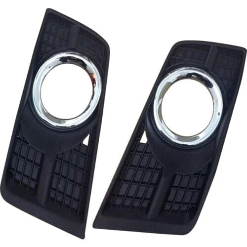 2pcs Front Bumper Fog Light Driving Lamp Bezel Frame Cover Trim Fit For Cadillac SRX 2010 2011 2012 2013 2014 2015 2016
