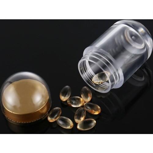 30ML 20PCS Transparent Pill Box, Empty Mens Health Care Products Small Vial, Capsule Container, Empty Small Medicine Bottles