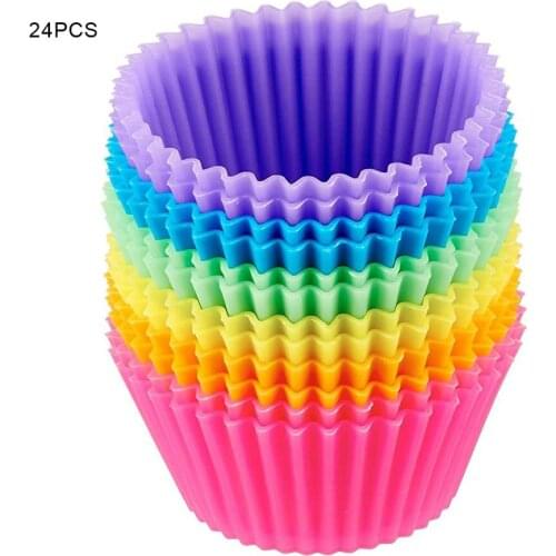 7Cm Round Cake Cup Silicone Muffin Baking Mold Pudding Cake Mold Silicone Cake Mold Baking Equipment