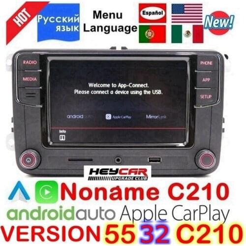 Android Auto Carplay Noname RCD330 Plus RCD340G MIB For VW Polo Golf 5 6 Passat B6 B7 CC Tiguan Jetta MK5 MK6 6RD 035 187B 5532