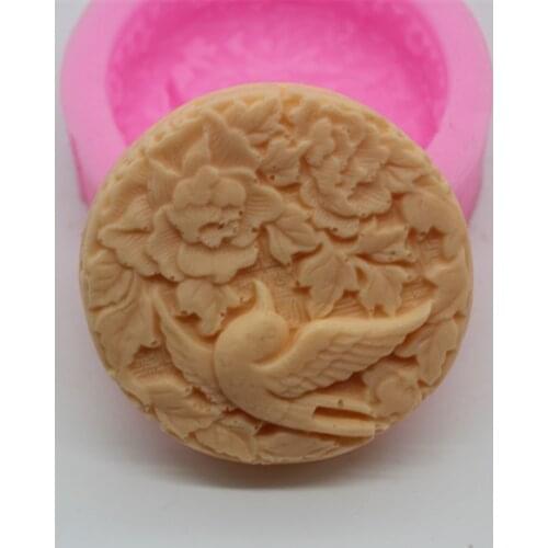 C455 soap diy silicone molding sweet fat mold Chinese wind annunciation