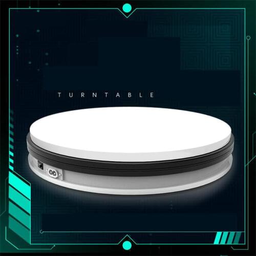 HQ Automatic Spinning Electric Turntable 12-60 CM Rotating Product Display Stand for Photography Video Christmas Tree Turntable