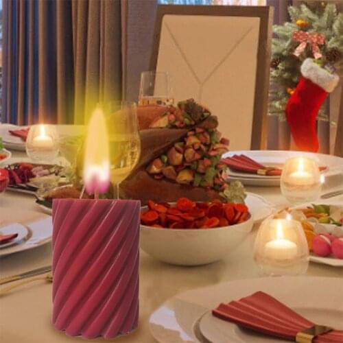 Diy Handmade Round Spiral Candle Mold Scented Candle Plastic Acrylic Mold Home Decoration Diy Crafts