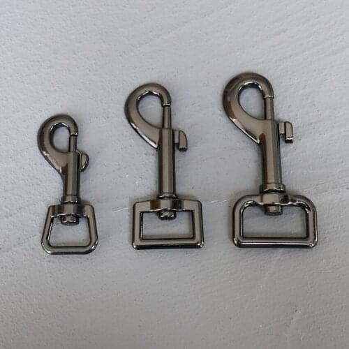 1 Pcs 15mm/20mm/25mm Metal Buckles Lobster Clasp leash Carabiner Snap Hook Key Chain Bag Part DIY Hardware Accessories
