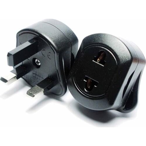 Multifunctional US to UK Plugs Adapter EU to UK Plugs Power Converter Plugs 2 Pin Socket US to UK Travel Adapter