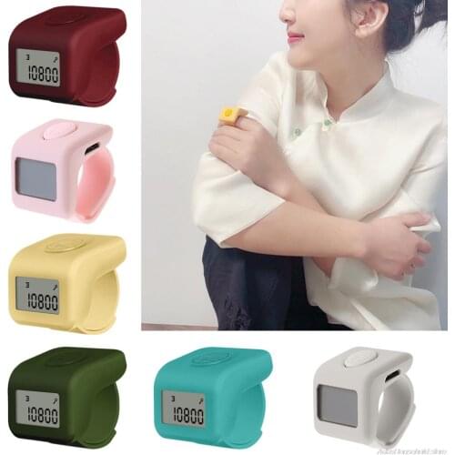 Portable Finger Counter for buddhists Use Electronic Screen Display Calculation Tools for Moving Beads when Chanting Wholesales