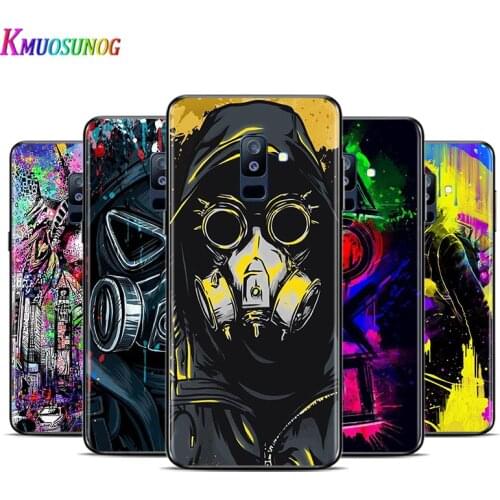 Cool Man Antigas mask For Samsung Galaxy A9 A8S A8 A7 A6S A6 A5 A3 A750 Plus 2018 2017 2016 Star Phone Case