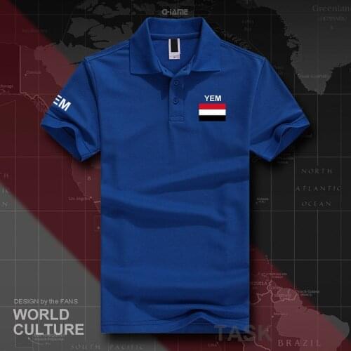 Yemen Yemeni Arabi polo shirts men short sleeve white brands printed for country 2017 cotton nation team flag new fash YEM Islam