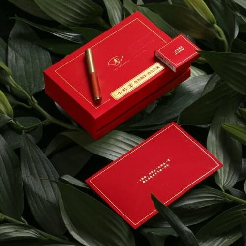 High-end Exquisite Germany Fine Point Pen Small Pocket Wood Fountain Pen With Gift Box, Pen Gift