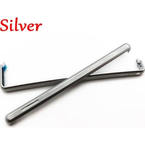 Silver Original New Top Bottom Cap Housing Cover Case Bezel Frame Stripe For Sony Xperia Z Ultra XL39H XL39 Fast Ship