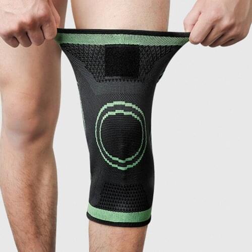 Sports Fitness Knee Pads Support Bandage Braces Elastic Nylon Sport Compression Sleeve For Basketball Men Woman Sports Kneepad