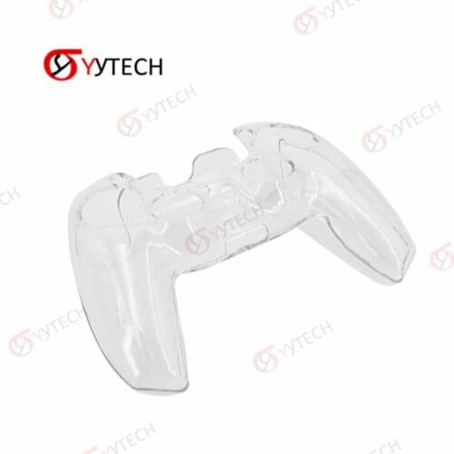 YYTECH Gamepad Housing Skin Crystal Protective Case For PS5 Controller Replacement
