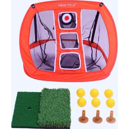 1 Set Of Golf Practice Chipping Net Pop Up Golf Chipping Net Indoor/Outdoor Golfing Target Net For Accuracy And Swing Practice