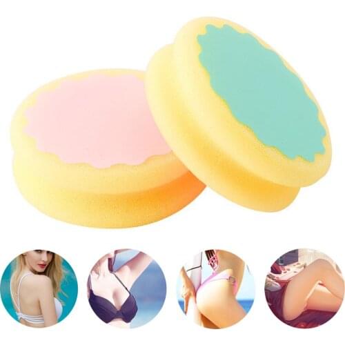 ELECOOL Dual Sides Design Multi Function Painless Depilatory Tool Face Arm Leg Hair Removal Sponge Pad Skin Care Round Sponges