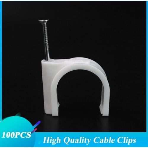 100 pieces/batch round 4mm 6mm 8mm 10mm bag pin-line plastic clamping wire plastic clamping wire clasp