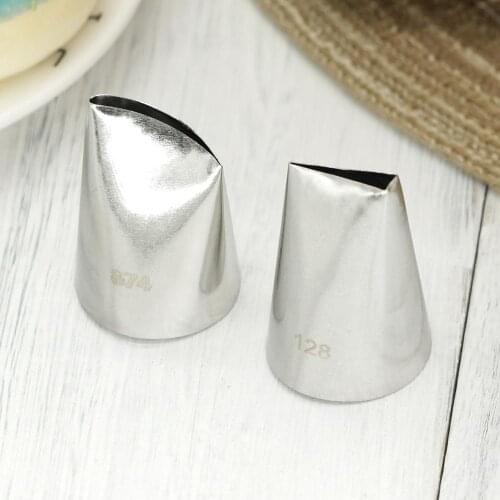 #128 Piping Nozzle #874 Flower Rose Petal Cake Decorating Icing Tips Cream Pasting Tools Large Size