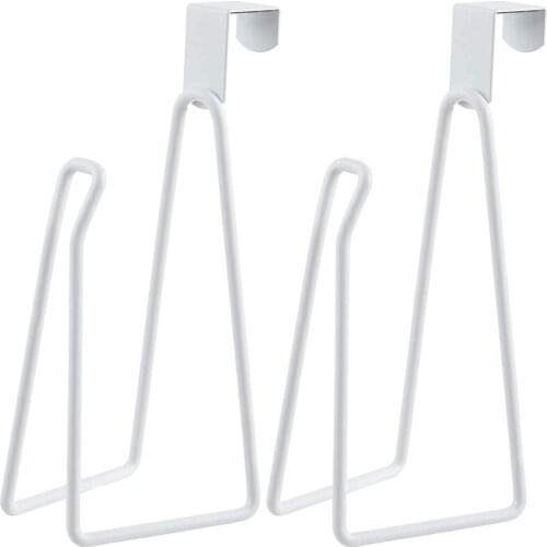 2 Pieces Of Paper Towel Holder, Roll Holder, Storage Rack, Non-Perforated Door Back Paper Holder, Kitchen And Bathroom