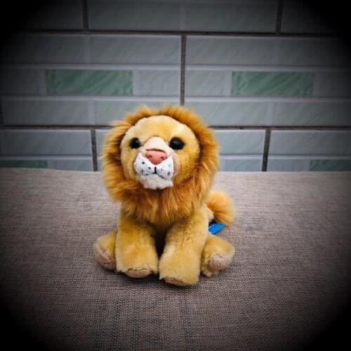 2019 Little Lion Lion Teddy Plush Toys Simulation Giant Squid Stuffed Toys Cute Animal Plush Dolls for Kids Boys Girls Gifts