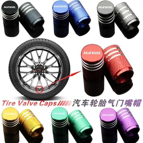2020 4pcs Car Wheel Tire Valves Tyre Air Caps Case Car sticker For Great Wall Haval Hover H2 H3 H4 H5 H6 F5 F7 car accessories