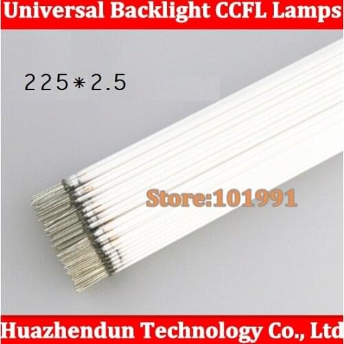 50pcs Free Shipping for Supper Light CCFL 225mm x 2.5mm LCD Backlight Lamp 225 mm 10 inch High quality