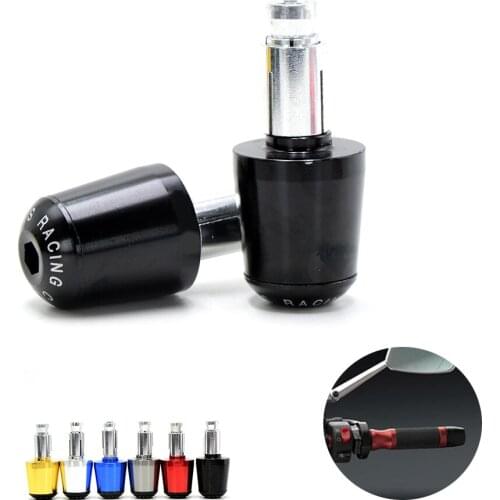 22mm 7/8"" Motorcycle CNC Aluminum Handlebar Grips Bar Ends Sliders For kawasaki versys 650 new_balance 574 bmw gs motocros