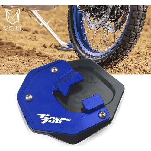 Motorcycle Sidestand Side Stand Foot Extension Enlarger Plate Pad Support For YAMAHA TENERE 700 TENERE700 2019-2020