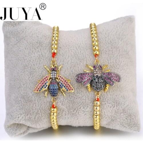 New Couple Bracelets Hand made Bumblebee Insect Bee Charm Bracelets For Women/Men Ramadan Kareem Gift Jewelry Golden Bracelet