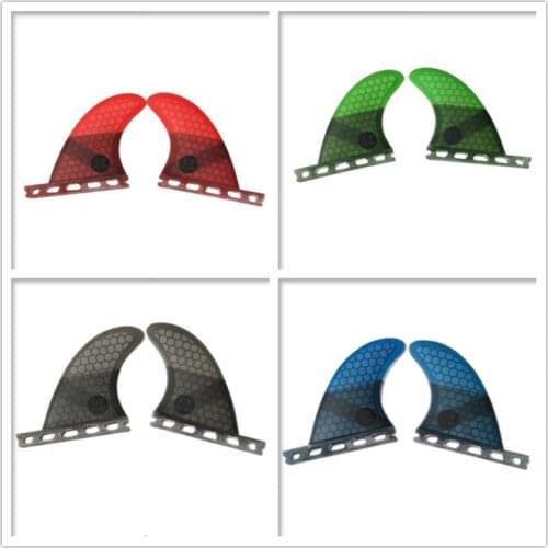 Surf Fins Twin fin set Future GL fins surfboard fins 4 color surf fins Honeycomb Fiberglass