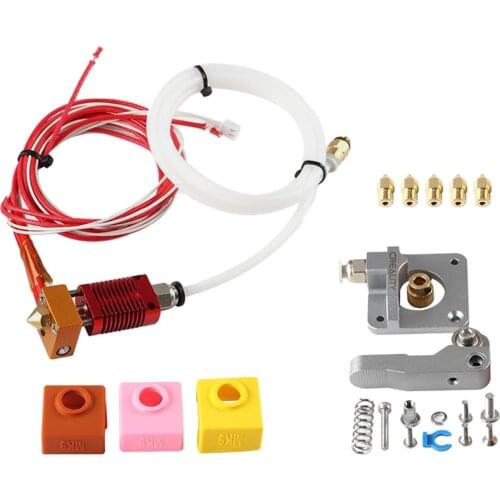 3D Printer MK9 Extruder Nozzle Silicone Sleeve Kit for Ender 3/3S/CR10,Feeder Frame Drive 1.75mm Filament